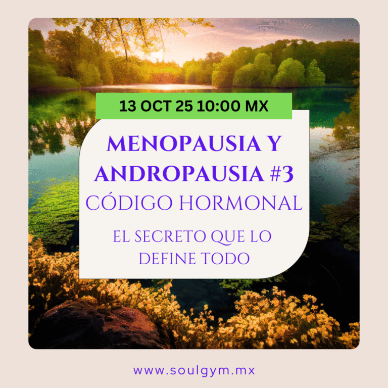 Menopausia y Andropausia #3: Código hormonal, el secreto que lo define todo